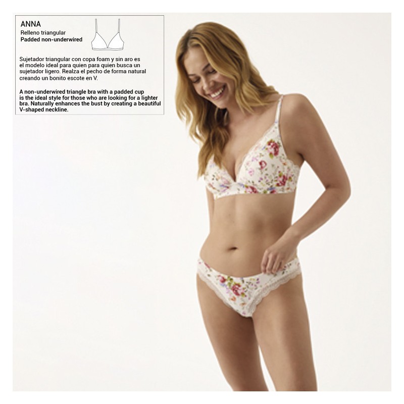 Conjunto mujer Promise Z15090 Sin aro con relleno