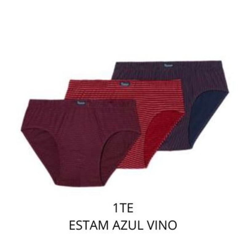 Slip hombre Abanderado ASS00080 Pack de 3