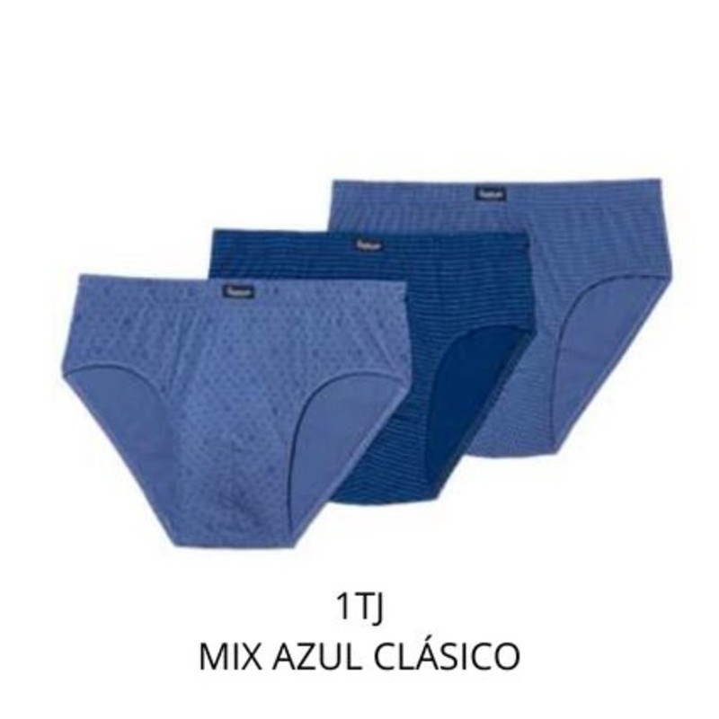 Slip hombre Abanderado ASS00080 Pack de 3