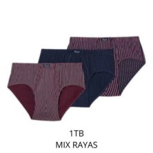 Slip hombre Abanderado ASS00090 Abiertos Pack de 3