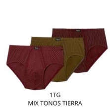 Slip hombre Abanderado ASS00090 Abiertos Pack de 3