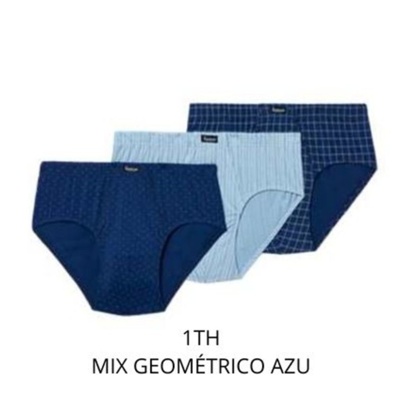 Slip hombre Abanderado ASS00090 Abiertos Pack de 3