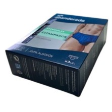 Slip hombre Abanderado ASS00090 Abiertos Pack de 3