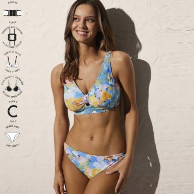 bikini triangulo con aros